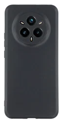 Realme 14 Pro Plus Hoesje Dun TPU Back Cover Matte Zwart afbeelding