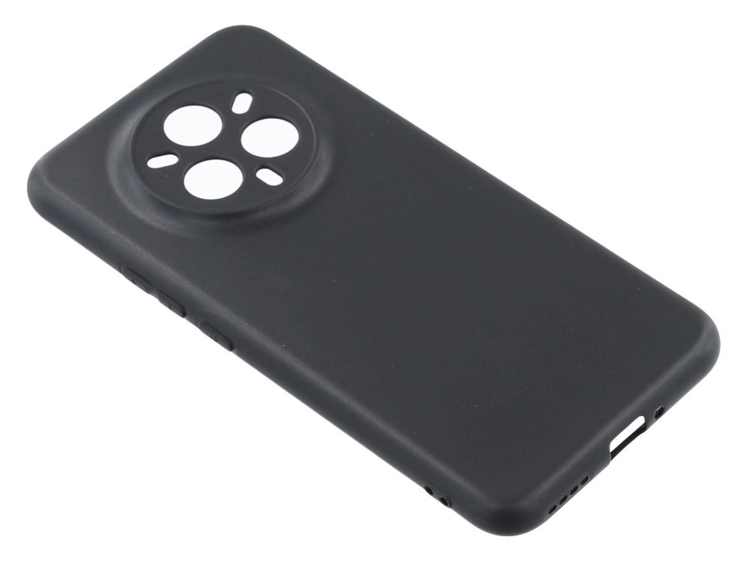 Realme 14 Pro Plus Hoesje Dun TPU Back Cover Matte Zwart afbeelding 5