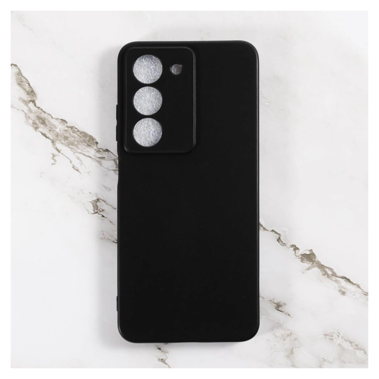 Realme 14X Hoesje Dun TPU Back Cover Matte Zwart afbeelding 2