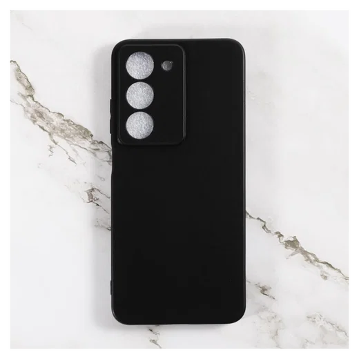 Realme 14X Hoesje Dun TPU Back Cover Matte Zwart afbeelding 2
