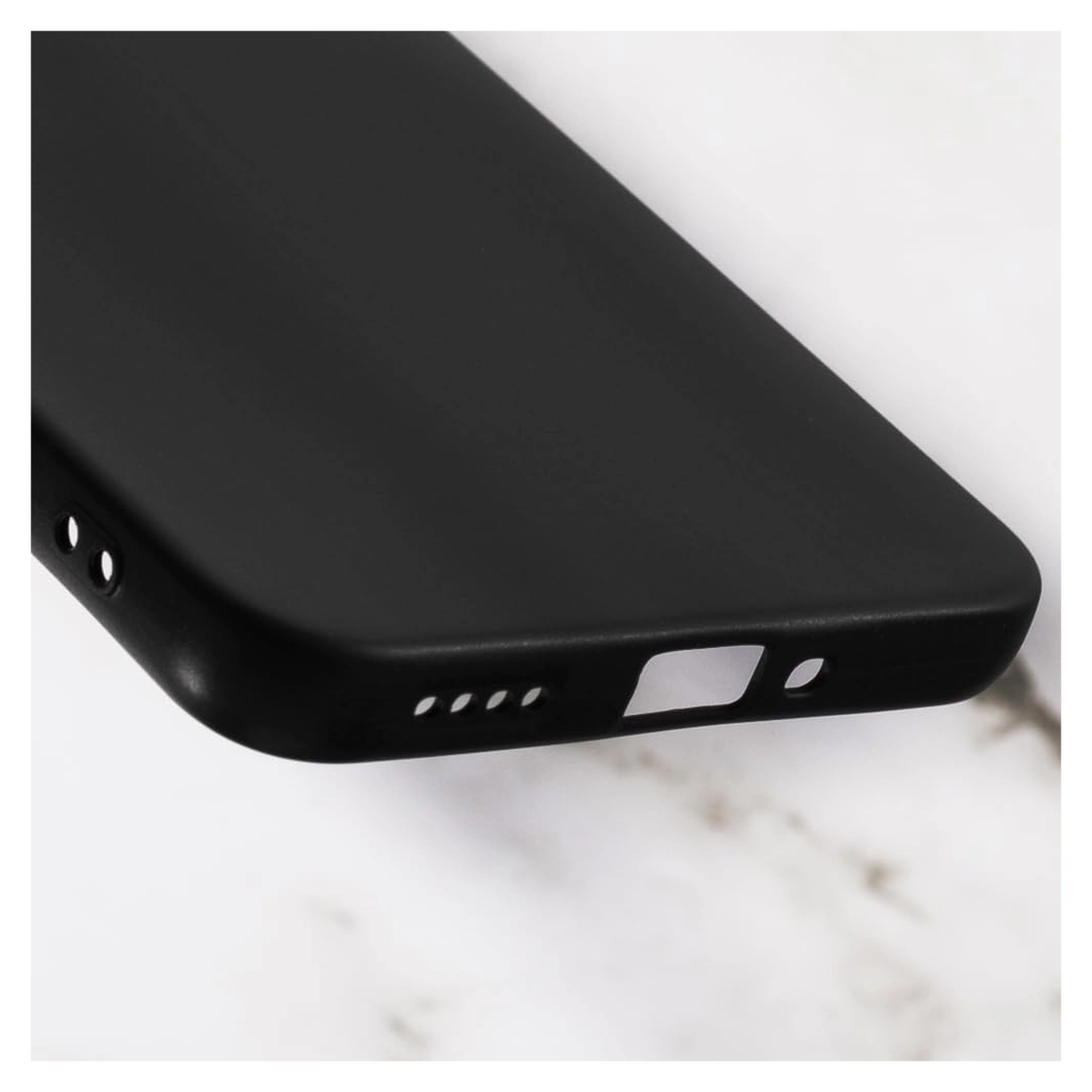 Realme 14X Hoesje Dun TPU Back Cover Matte Zwart afbeelding 5