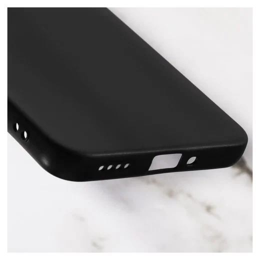 Realme 14X Hoesje Dun TPU Back Cover Matte Zwart afbeelding 5