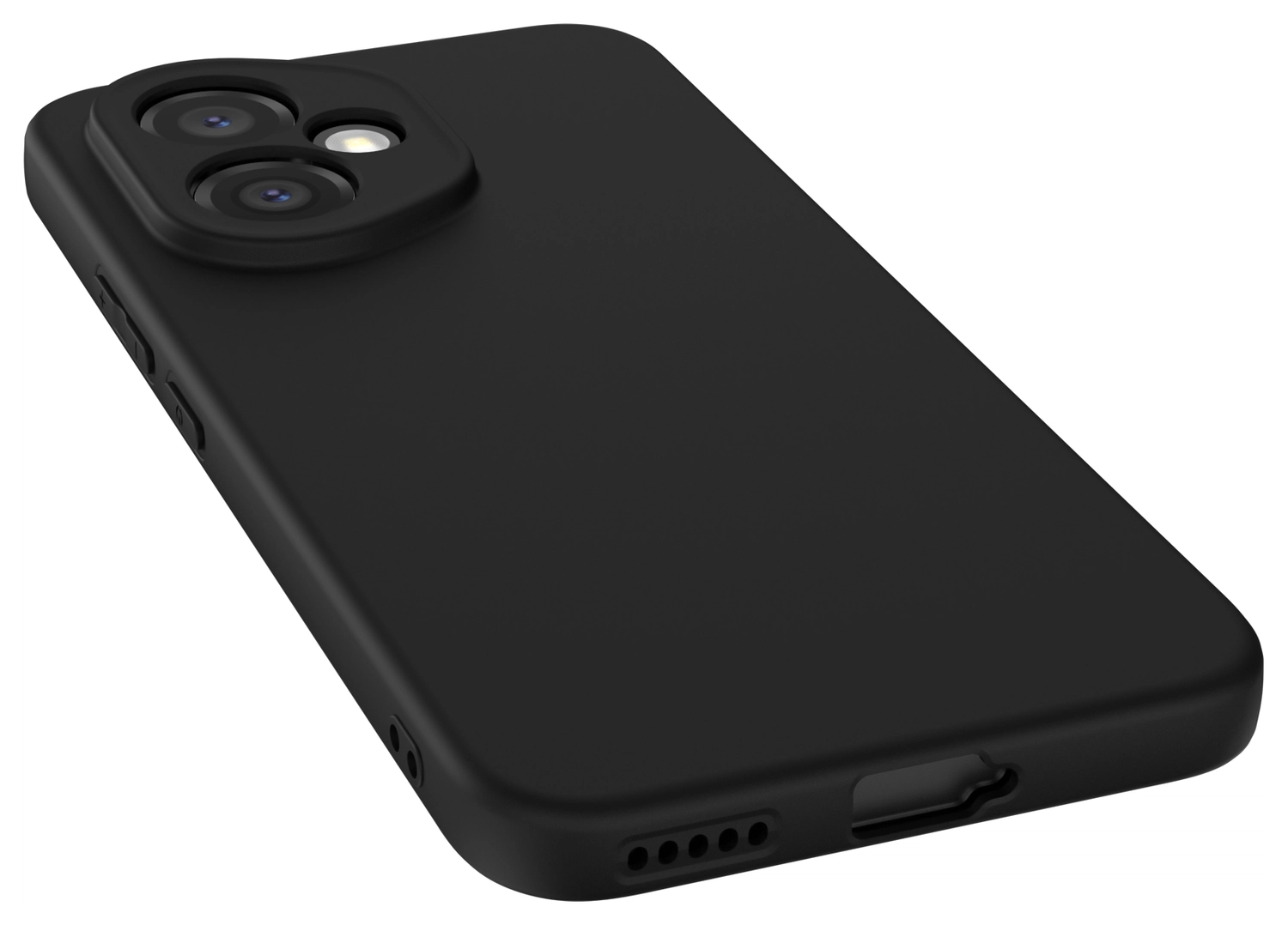 Honor 400 Hoesje Dun TPU Back Cover Matte Zwart afbeelding 6