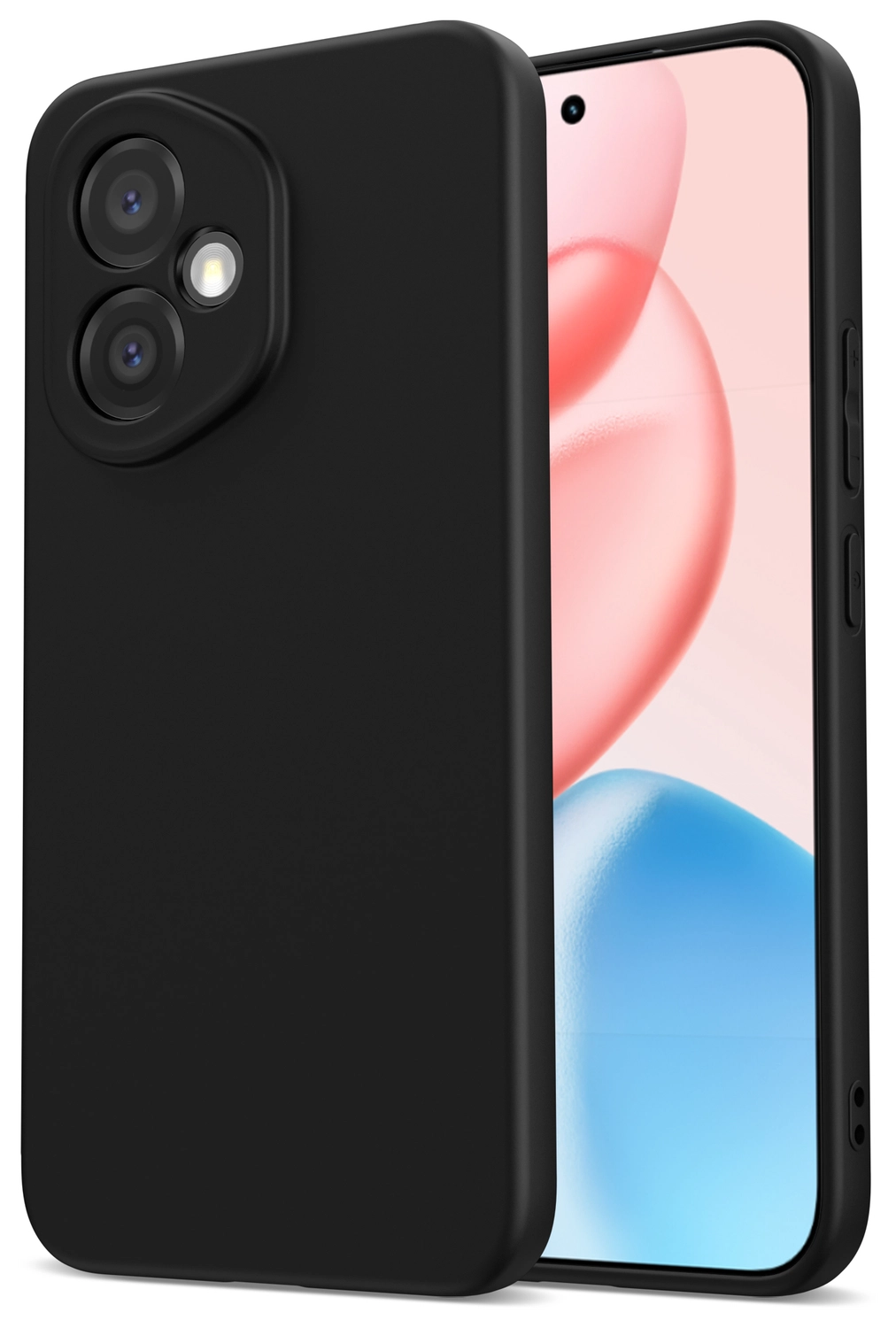 Honor 400 Hoesje Dun TPU Back Cover Matte Zwart afbeelding 1