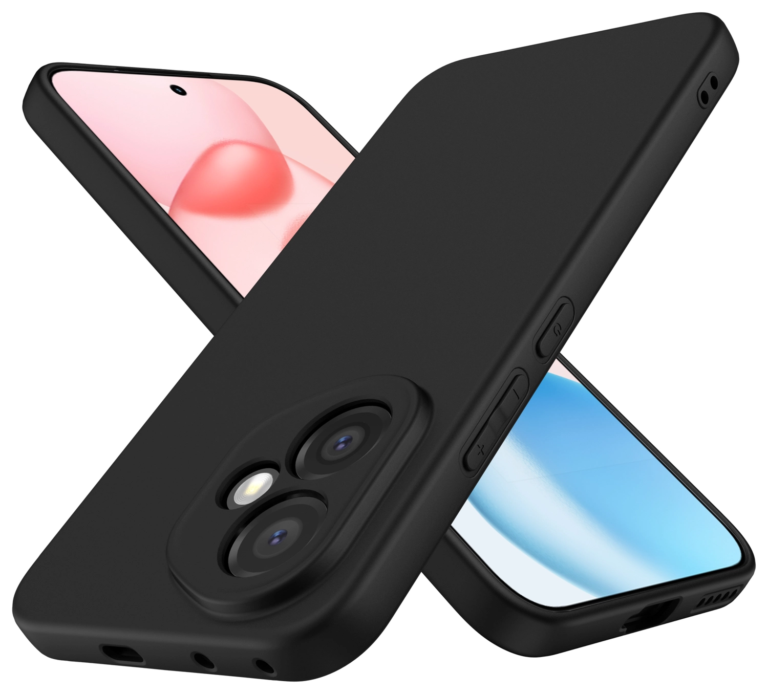 Honor 400 Hoesje Dun TPU Back Cover Matte Zwart afbeelding 2