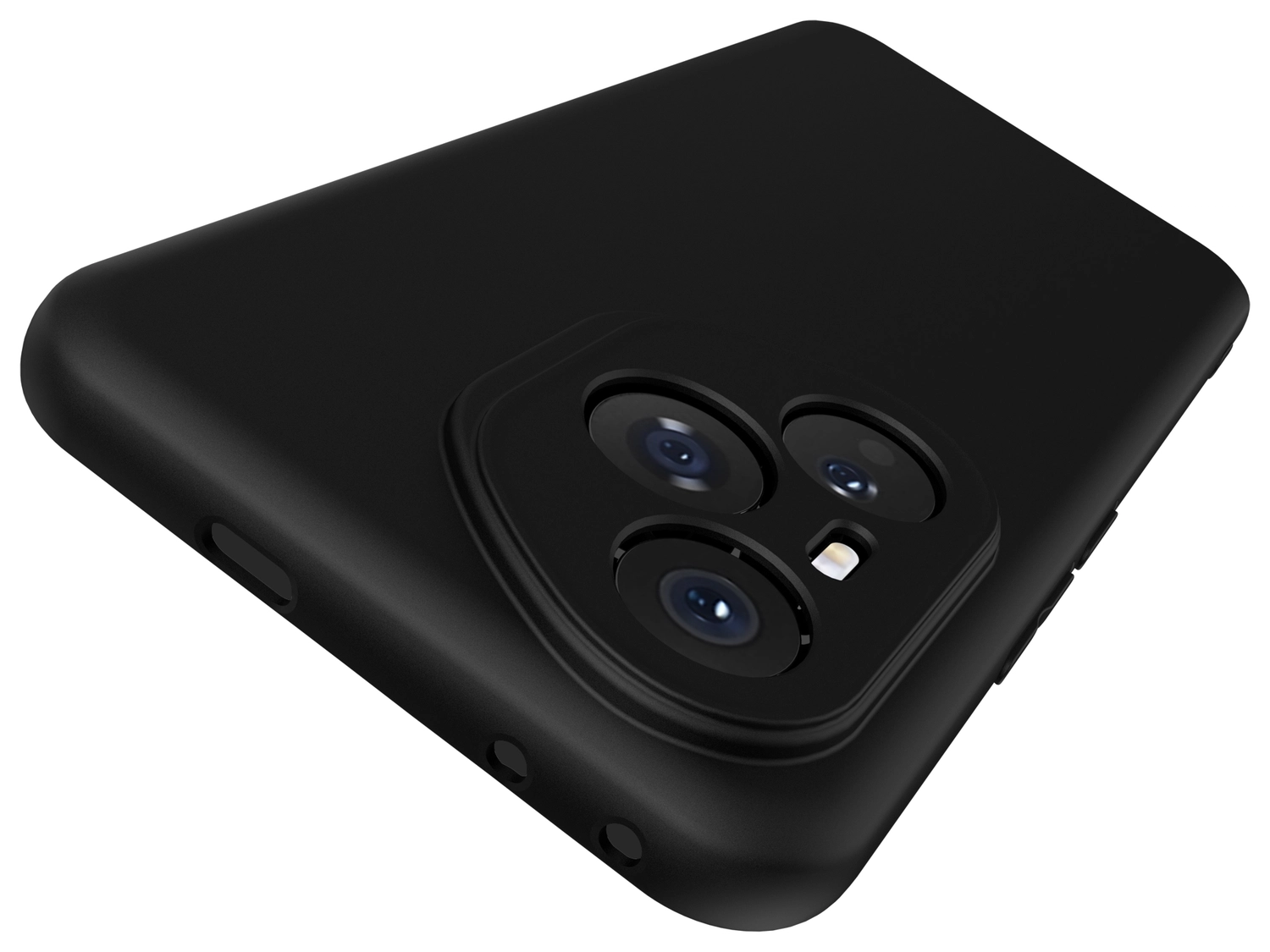 Honor 400 Pro Hoesje Dun TPU Back Cover Matte Zwart afbeelding 5