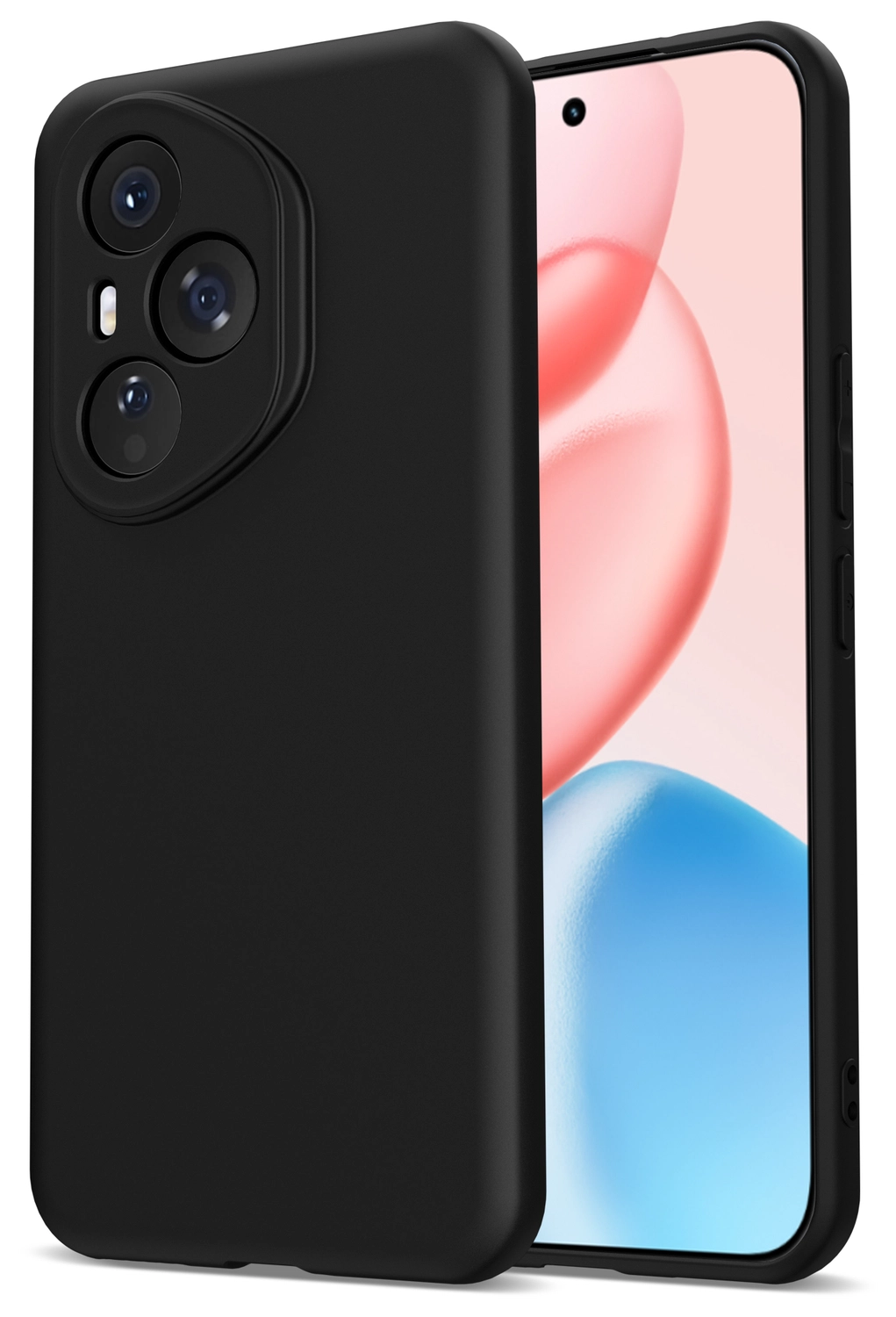 Honor 400 Pro Hoesje Dun TPU Back Cover Matte Zwart afbeelding 1