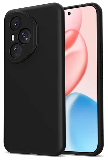 Honor 400 Pro Hoesje Dun TPU Back Cover Matte Zwart afbeelding 1
