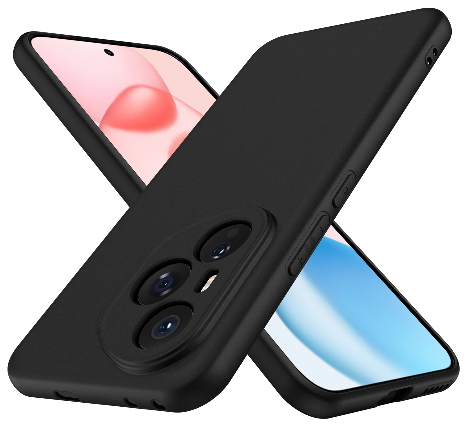 Honor 400 Pro Hoesje Dun TPU Back Cover Matte Zwart afbeelding 2
