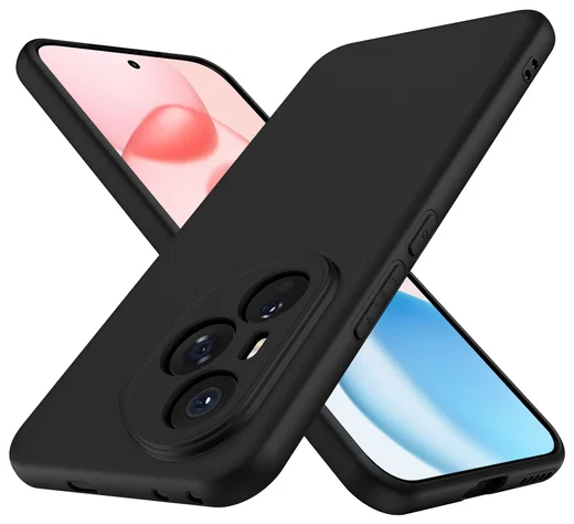 Honor 400 Pro Hoesje Dun TPU Back Cover Matte Zwart afbeelding 2