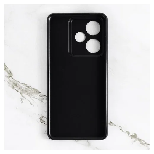 Realme GT 7 Hoesje Dun TPU Back Cover Matte Zwart afbeelding 4