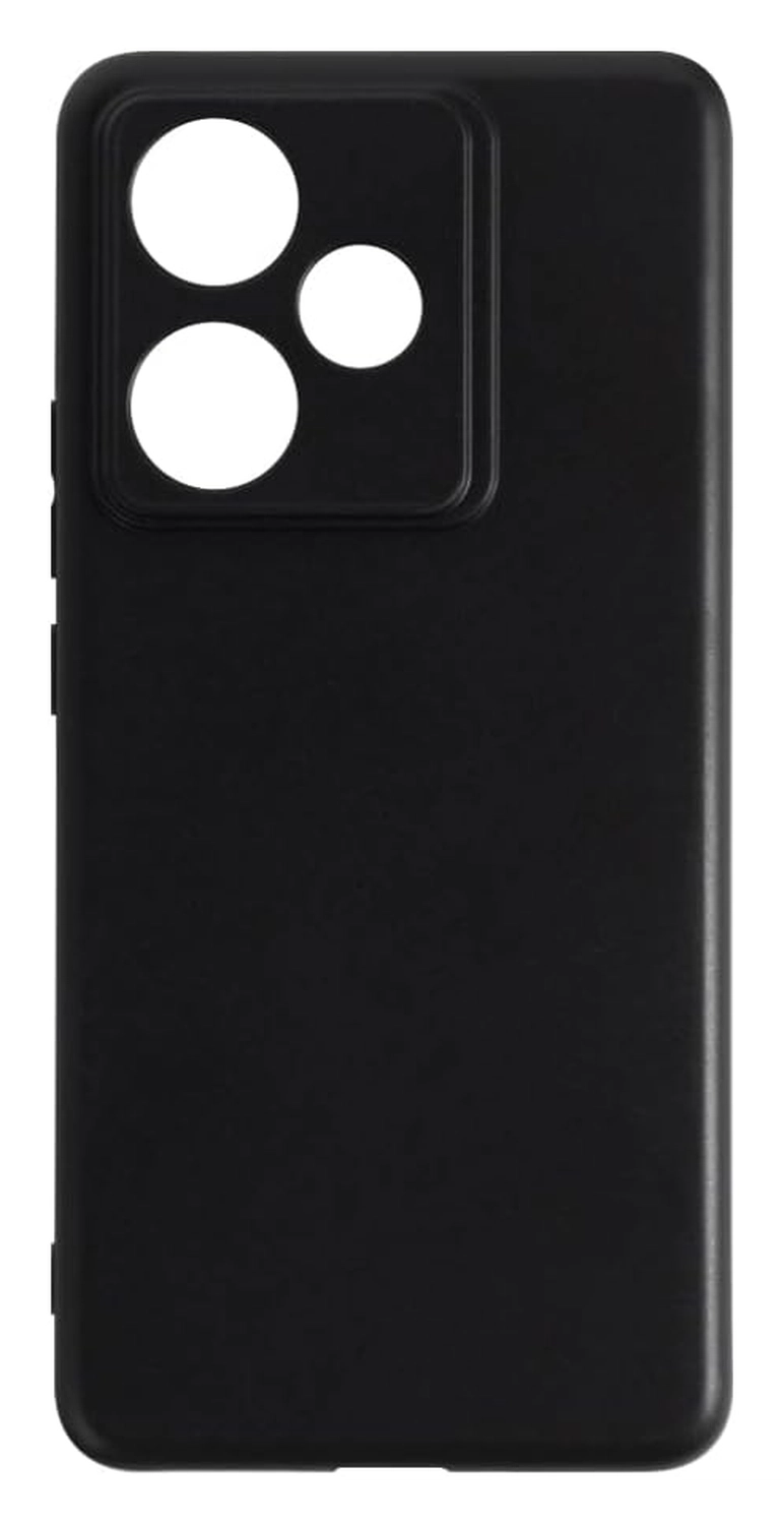 Realme GT 7T Hoesje Dun TPU Back Cover Matte Zwart afbeelding 1