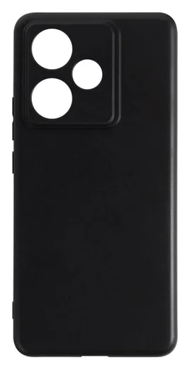 Realme GT 7T Hoesje Dun TPU Back Cover Matte Zwart afbeelding 1