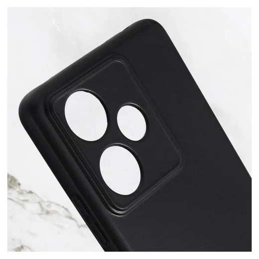 Realme GT 7T Hoesje Dun TPU Back Cover Matte Zwart afbeelding 4