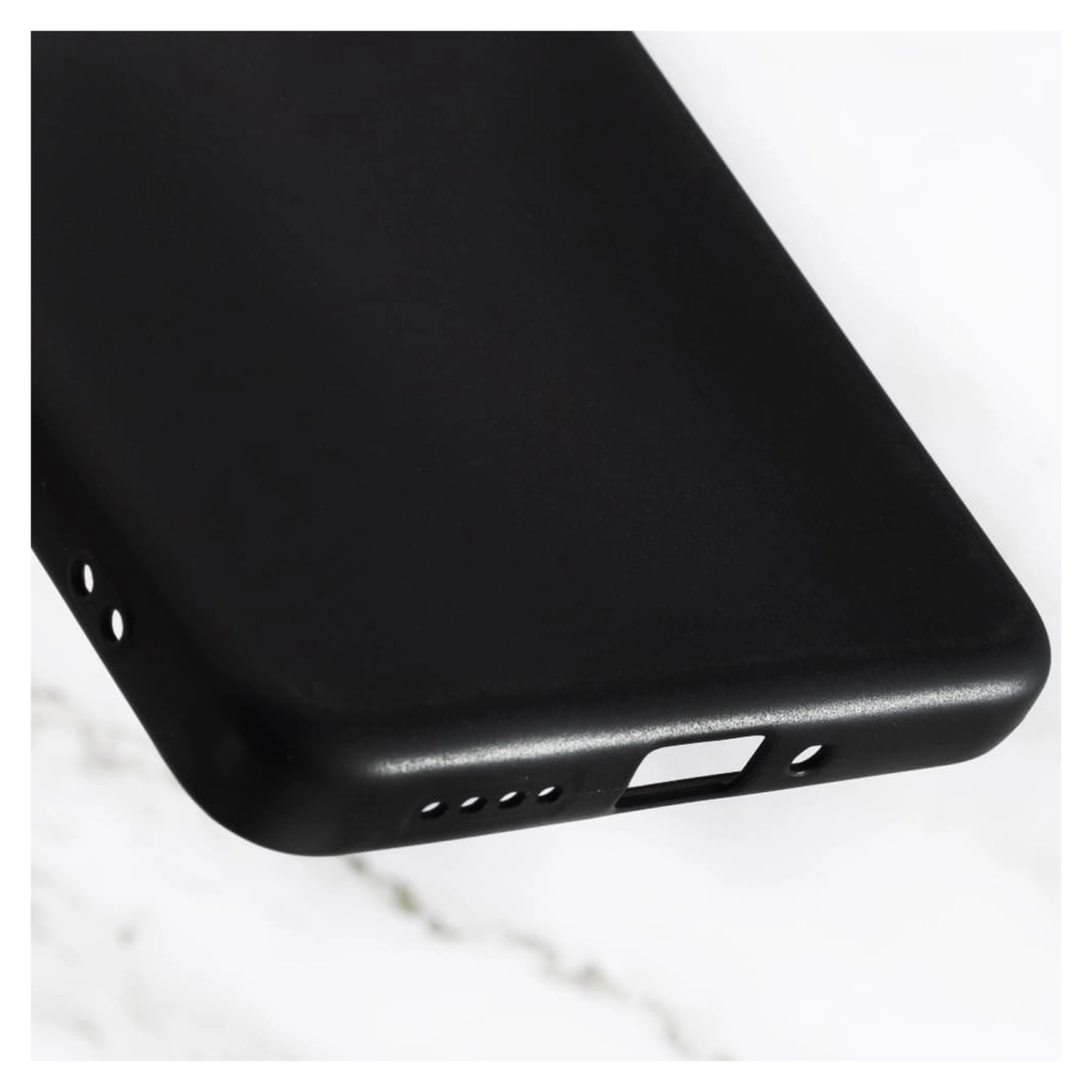 Realme GT 7T Hoesje Dun TPU Back Cover Matte Zwart afbeelding 5