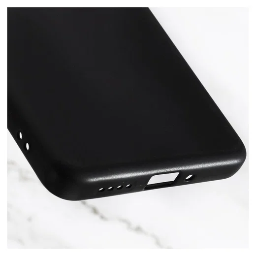 Realme GT 7T Hoesje Dun TPU Back Cover Matte Zwart afbeelding 5
