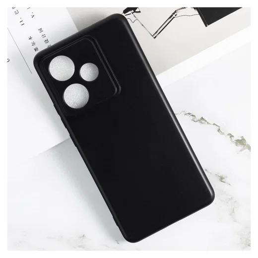 Realme GT 7T Hoesje Dun TPU Back Cover Matte Zwart afbeelding 6