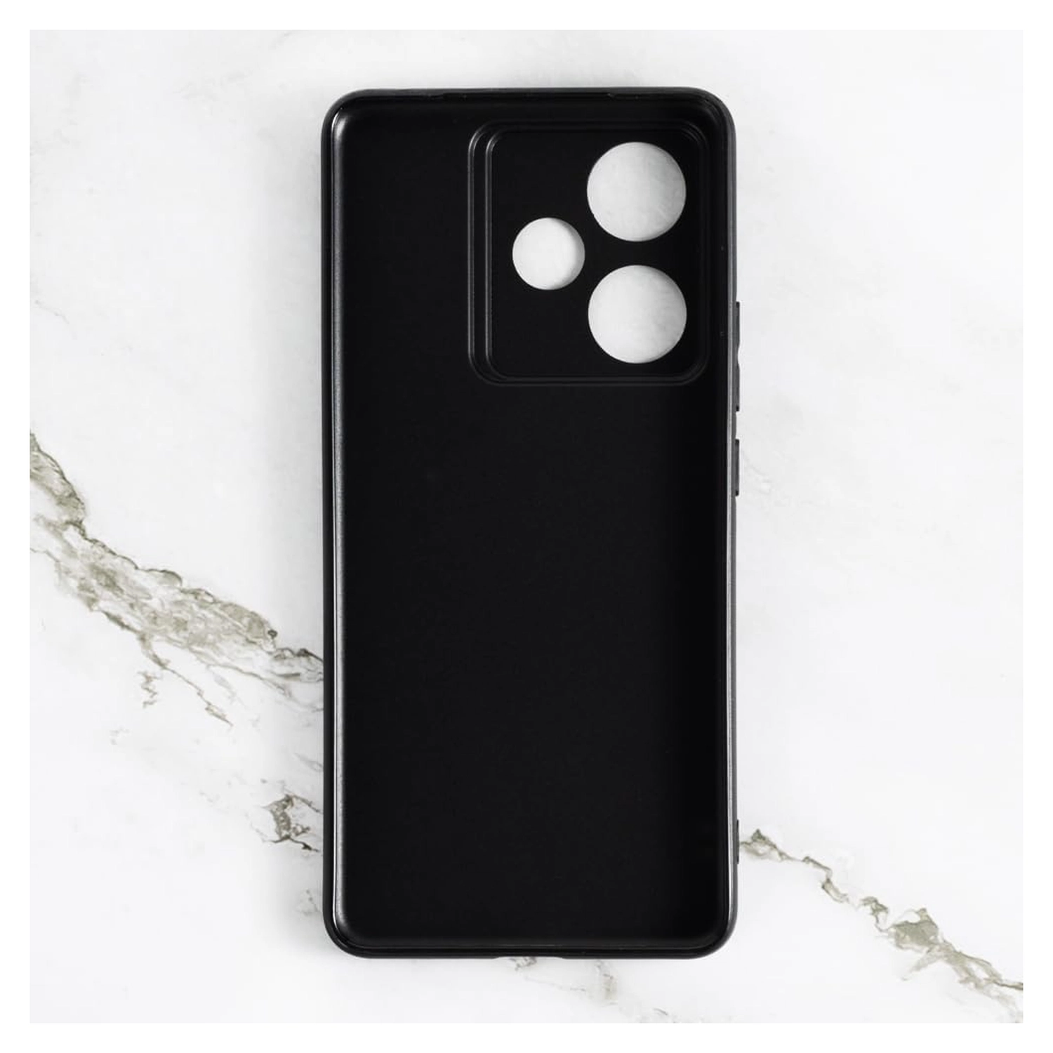 Realme GT 7T Hoesje Dun TPU Back Cover Matte Zwart afbeelding 7