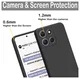 Motorola Moto G86 Hoesje Dun TPU Back Cover Matte Zwart afbeelding 4