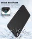 Samsung Galaxy A07 Hoesje Dun TPU Back Cover Matte Zwart afbeelding 2