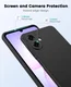 Samsung Galaxy A07 Hoesje Dun TPU Back Cover Matte Zwart afbeelding 3