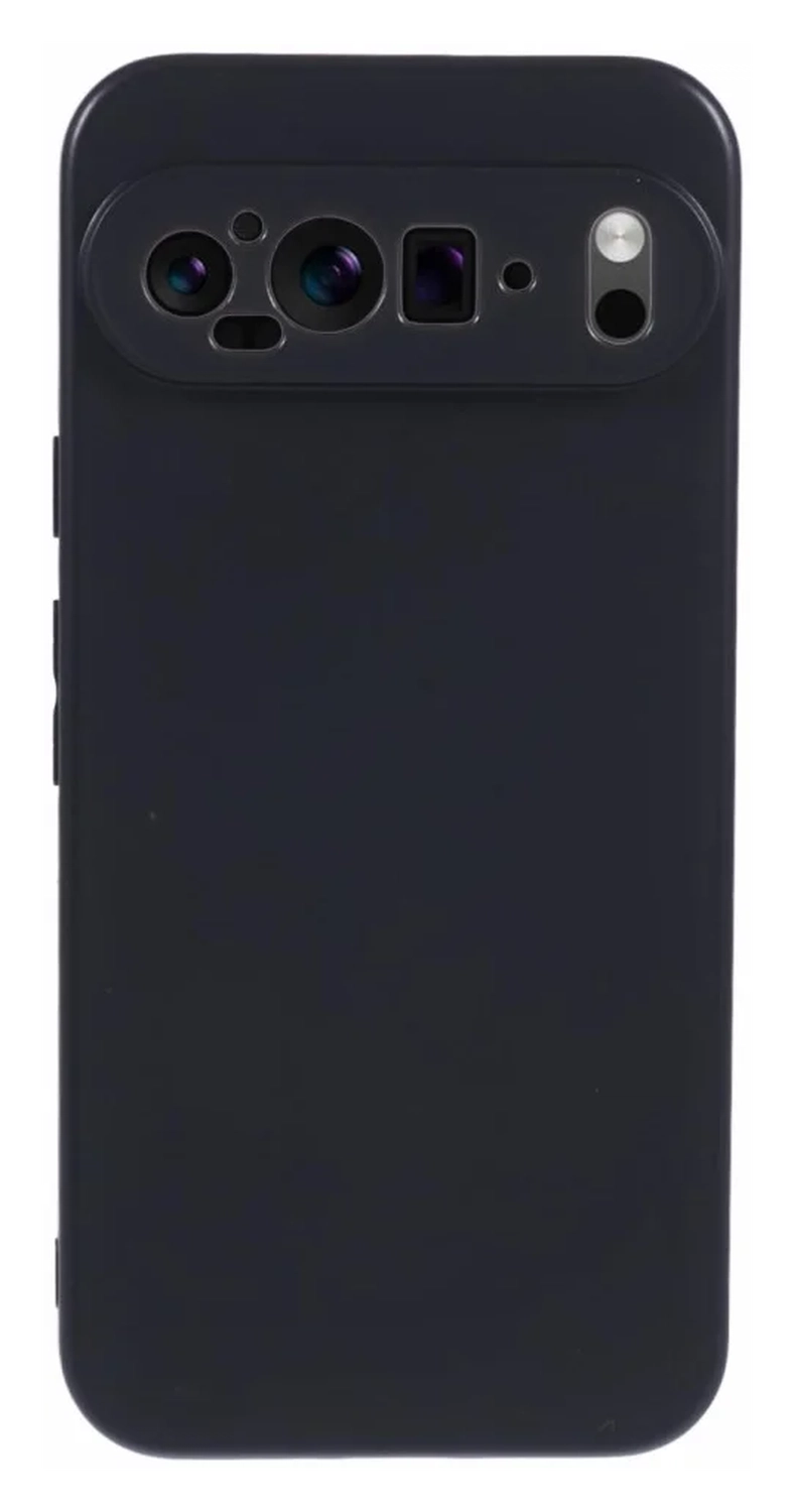 Google Pixel 10 Pro XL Hoesje Dun TPU Back Cover Matte Zwart afbeelding 1