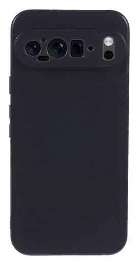 Google Pixel 10 Pro XL Hoesje Dun TPU Back Cover Matte Zwart afbeelding 1