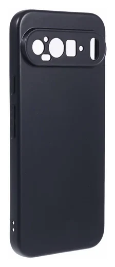 Google Pixel 10 Pro XL Hoesje Dun TPU Back Cover Matte Zwart afbeelding 2