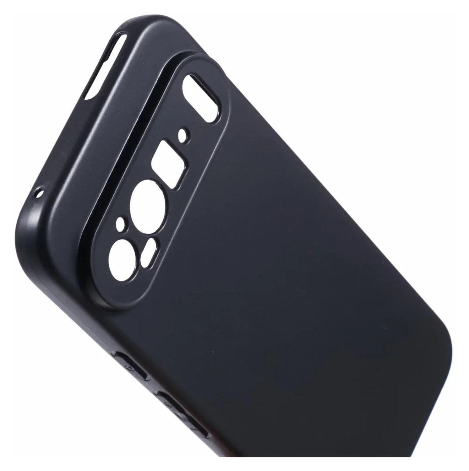 Google Pixel 10 Pro XL Hoesje Dun TPU Back Cover Matte Zwart afbeelding 6