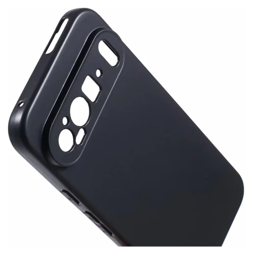 Google Pixel 10 Pro XL Hoesje Dun TPU Back Cover Matte Zwart afbeelding 6