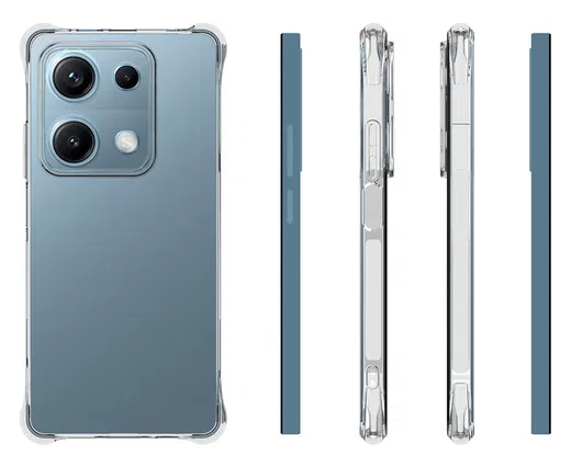 Xiaomi Redmi Note 14S Hoesje Schokbestendig en Dun TPU Back Cover Transparant afbeelding 6