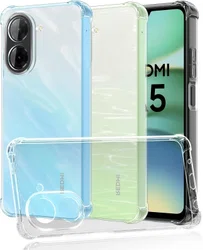 Xiaomi Redmi A5 Hoesje Schokbestendig en Dun TPU Back Cover Transparant afbeelding