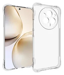 Realme 14 Pro Hoesje Schokbestendig en Dun TPU Back Cover Transparant afbeelding