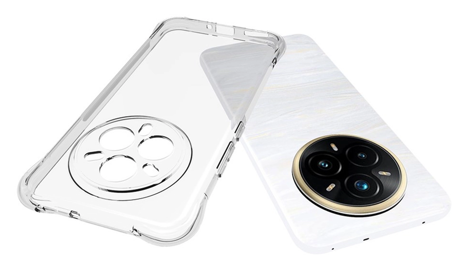 Realme 14 Pro Hoesje Schokbestendig en Dun TPU Back Cover Transparant afbeelding 2