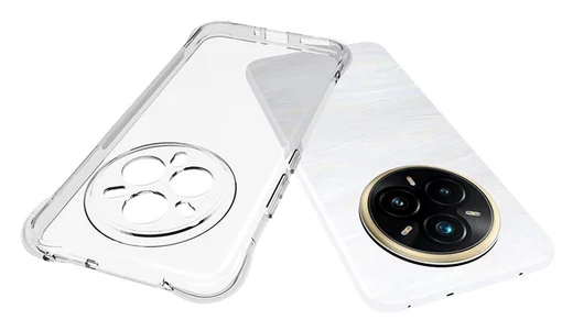 Realme 14 Pro Hoesje Schokbestendig en Dun TPU Back Cover Transparant afbeelding 2
