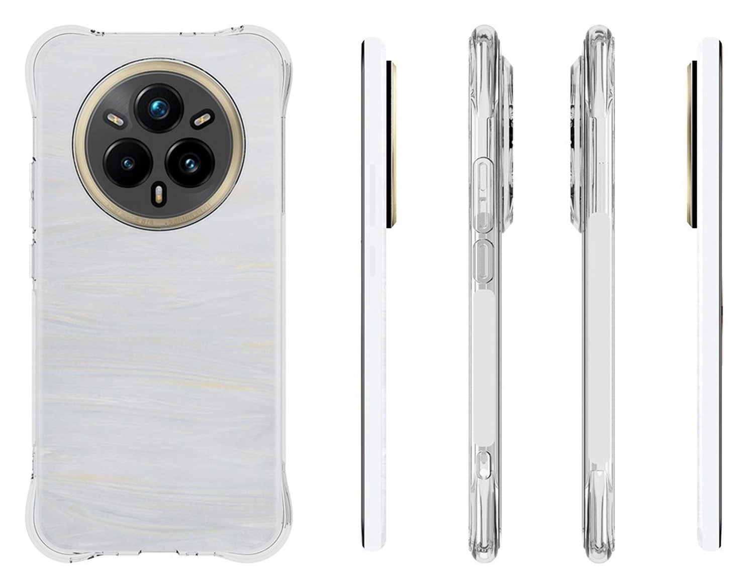 Realme 14 Pro Hoesje Schokbestendig en Dun TPU Back Cover Transparant afbeelding 6