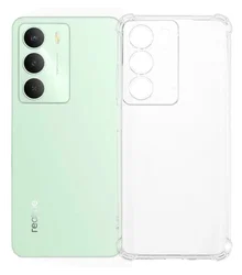 Realme 14X Hoesje Schokbestendig en Dun TPU Back Cover Transparant afbeelding