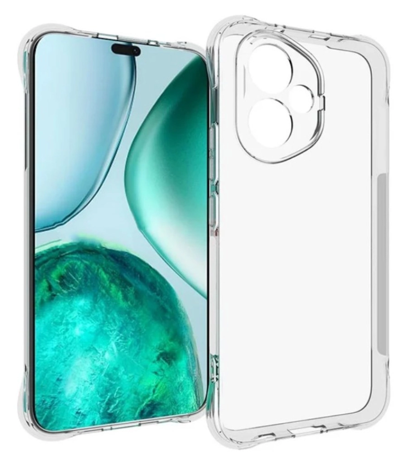 Honor 400 Hoesje Schokbestendig en Dun TPU Back Cover Transparant afbeelding 1
