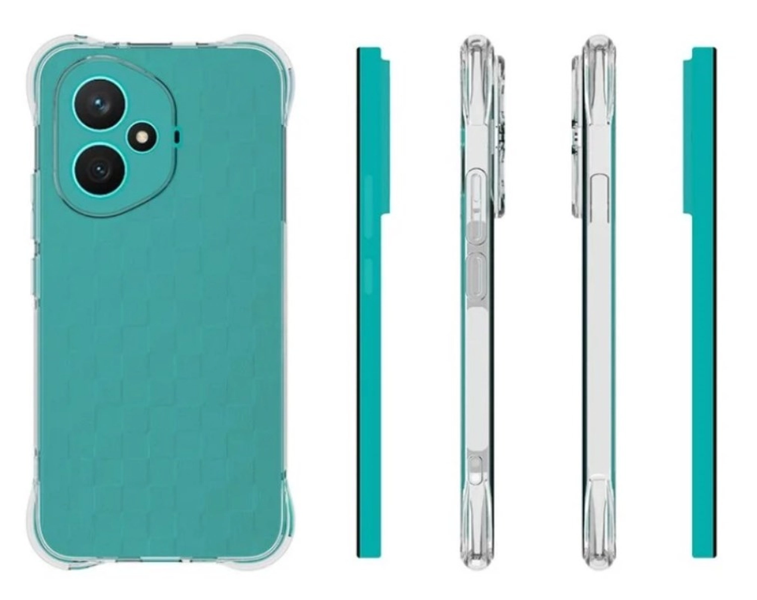 Honor 400 Hoesje Schokbestendig en Dun TPU Back Cover Transparant afbeelding 6