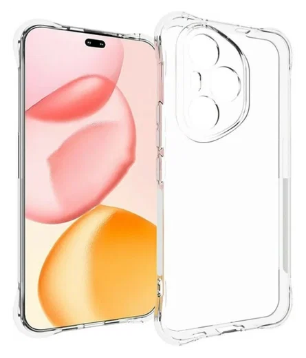 Honor 400 Pro Hoesje Schokbestendig en Dun TPU Back Cover Transparant afbeelding 1