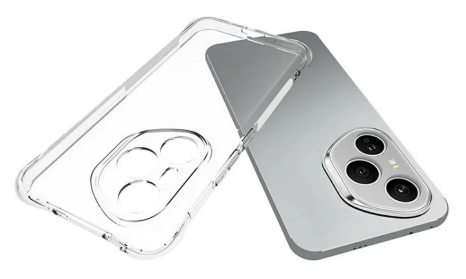 Honor 400 Pro Hoesje Schokbestendig en Dun TPU Back Cover Transparant afbeelding 2