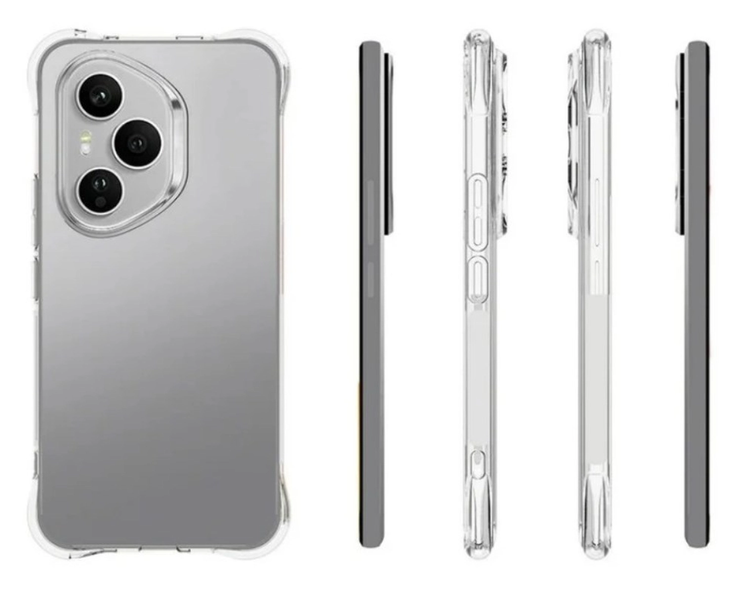 Honor 400 Pro Hoesje Schokbestendig en Dun TPU Back Cover Transparant afbeelding 6