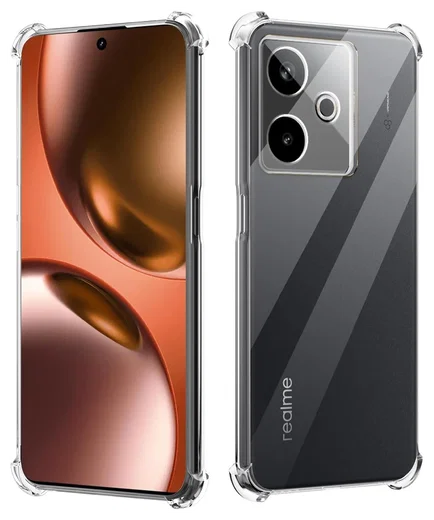 Realme GT 7 Hoesje Schokbestendig en Dun TPU Back Cover Transparant afbeelding 1