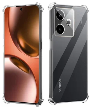 Realme GT 7 Hoesje Schokbestendig en Dun TPU Back Cover Transparant