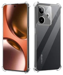 Realme GT 7 Hoesje Schokbestendig en Dun TPU Back Cover Transparant afbeelding