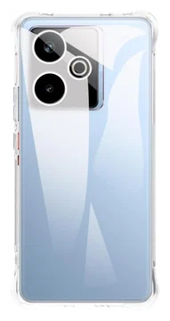 Realme GT 7T Hoesje Schokbestendig en Dun TPU Back Cover Transparant
