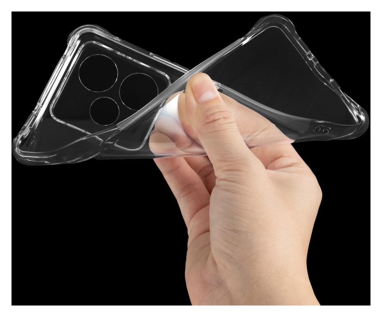 Realme GT 7T Hoesje Schokbestendig en Dun TPU Back Cover Transparant afbeelding 2