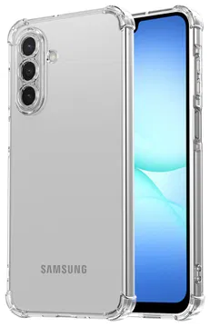 Samsung Galaxy A17 Hoesje Schokbestendig en Dun TPU Back Cover Transparant