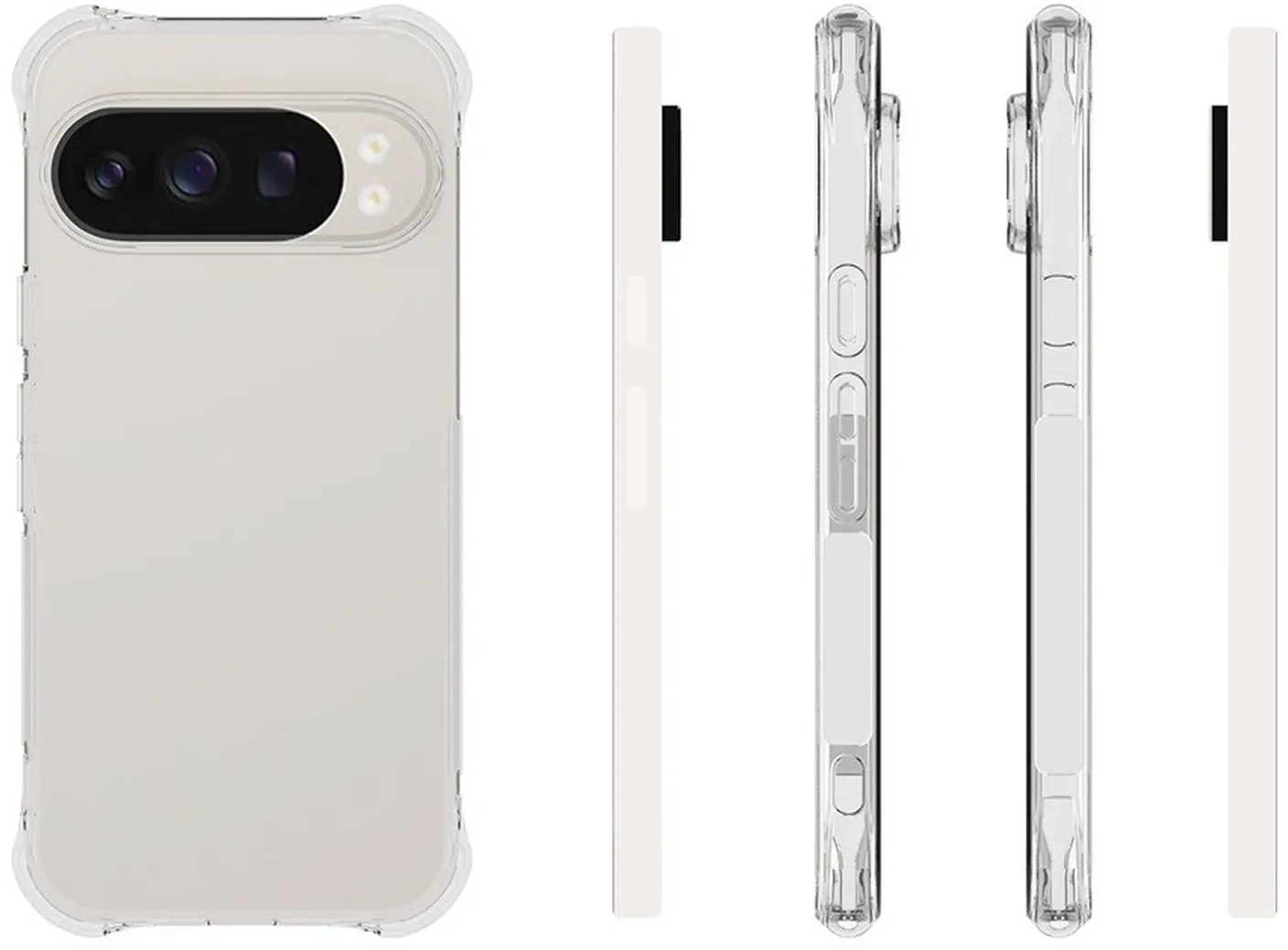 Google Pixel 10 / 10 Pro Hoesje Schokbestendig en Dun TPU Back Cover Transparant afbeelding 7