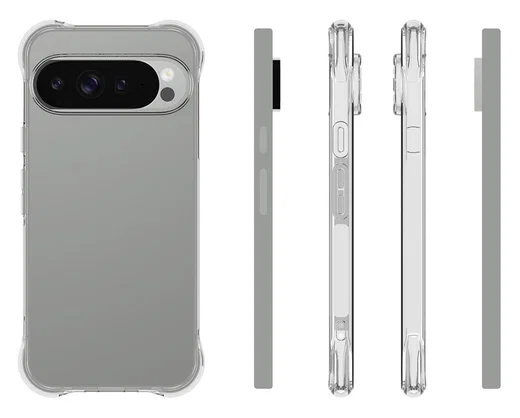 Google Pixel 10 Pro XL Hoesje Schokbestendig en Dun TPU Back Cover Transparant afbeelding 6